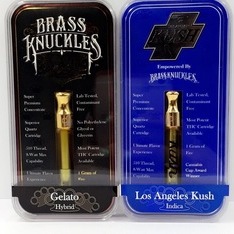 Brass Knuckles Cartridge - Connected SF - Medical Marijuana Menu